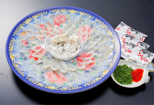 活とらふぐ刺身(2~3人前) / プラ皿30cm