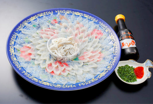 活とらふぐ刺身(3~4人前) / プラ皿33cm